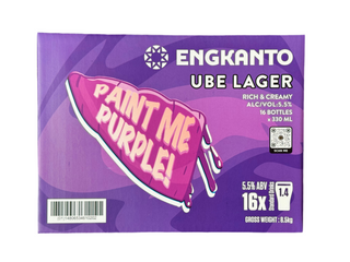 Engkanto 'Paint Me Purple' Ube Lager Case 330 mL x 16