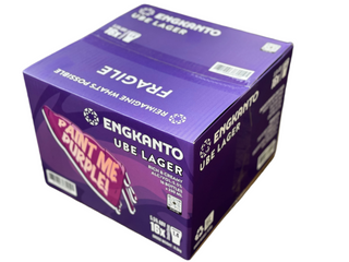 Engkanto 'Paint Me Purple' Ube Lager Case 330 mL x 16